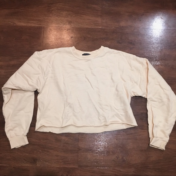 Light Pastel Yellow Brandy Crewneck - Picture 4 of 4